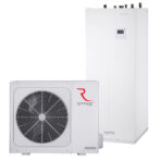 Rotenso Aquami All in Split Hydrobox Wi-Fi 8 kW luft/vatten-värmepump med 190 liters varmvattentank