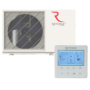 Rotenso Airmi Monoblock Wi-Fi 6kW luft/vatten-värmepump - vit